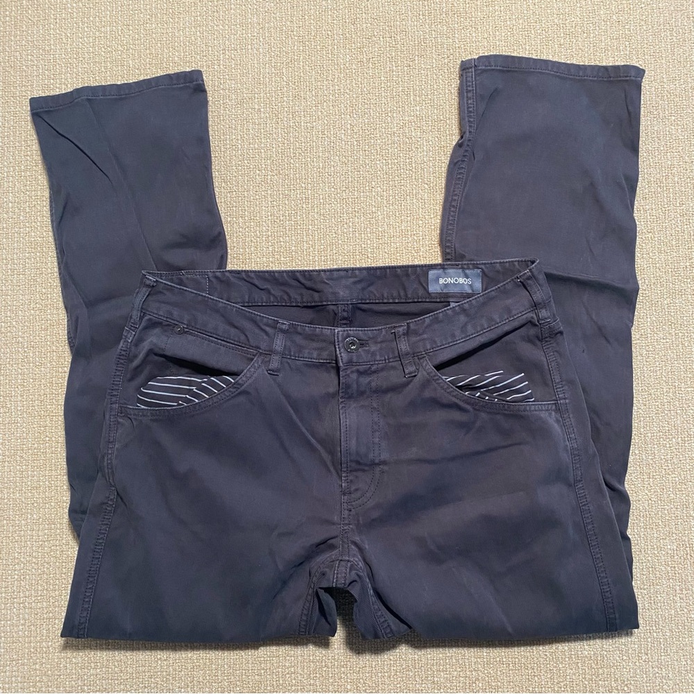 Bonobos 33/30 Men's Gray Pants - Picture 5 of 8